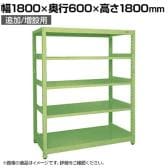 【単体】サカエ RKラック 単体 均等耐荷重:250KG/段 5段タイプ 幅1800×奥行600×高さ1800mm RKN-8685