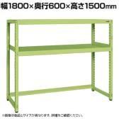 サカエ RKラック 下開放型 均等耐荷重:250KG/段 幅1800×奥行600×高さ1500mm RKN-8652K