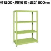 サカエ スチールラック 均等耐荷重:250KG/段 4段タイプ 幅1200×奥行615×高さ1800mm SLN-1254