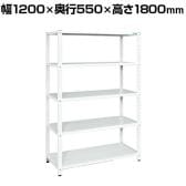 サカエ サカエラック 100kg/段 高さ1800mm 5段タイプ 幅1200×奥行550×高さ1800mm STN2-1218W