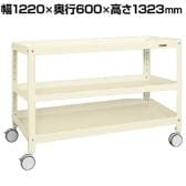 サカエ スーパーキャスターラック 双輪エラストマー車 幅1220×奥行600×高さ1323mm SPR-1123RDI