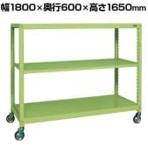 サカエ キャスターラックRK型 幅1800×奥行600×高さ1650mm RKCN-8653