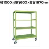 サカエ キャスターラックRK型 幅1500×奥行600×高さ1970mm RKCN-5684