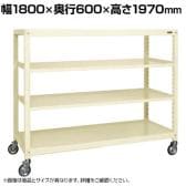 サカエ キャスターラックRK型 幅1800×奥行600×高さ1970mm RKCN-8684I
