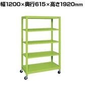 サカエ キャスターラック 幅1200×奥行615×高さ1920mm SLN-1255R