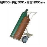 サカエ ボンベキャリー 幅850×奥行300×高さ1200mm BC-20I
