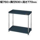 サカエ CSパールワゴン 固定タイプ 幅750×奥行500×高さ770mm CSPN-7572D