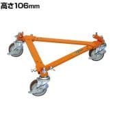 サカエ スチールドラムキャリー 高さ106mm DRC-2