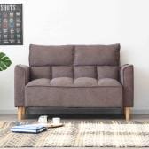 2人掛け ソファ ソファー 肘付き 軽量コンパクト ローソファ ファブリック 布張り 一人暮らし 幅1320×奥行720×高さ830mm