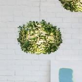 【白熱電球付き】ペンダントライト オーランド ビッグ LED対応 天井 照明 吊り下げ おしゃれ かわいい 木漏れ日 森 葉 グリーン 北欧 ギフト 国産