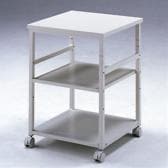 プリンタラック 3段 キャスター付き 総耐荷重:80kg/SS-LPS-T109