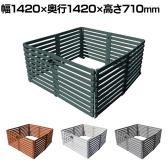 折り畳めるウッドフェンス ゲート付きサークルセット 横ボーダー ペットケージ 木製 囲い 縁取り 庭づくり ガーデンフェンス 花壇 仕切り 境界 庭 園芸用品 DIY