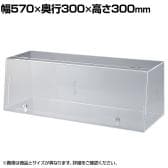 鍵付きショーケースボックス コレクションケース アクリルケース ディスプレイケース 店舗什器 業務用 陳列 化粧品 フィギュア 幅570mm 鍵2箇所