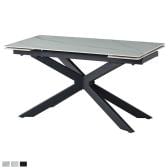 【設置無料】幅1600mm 幅1900mm 幅2200mm 伸長式ダイニングテーブル セラミック 伸縮 テーブル 4人用 6人用 大理石調 耐熱 天板拡張 シンプル モダン テーブル 食卓 オシャレ ホワイト グレー ブラック