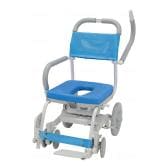 ウェルファン シャワーキャリー くるくるチェアD O型シート 高齢者 介護用品 福祉用具 病院 デイサービス 施設 入浴用車いす 訪問入浴 入浴介助