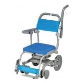 ウェルファン シャワーキャリー くるくるチェアD SAL 穴なしシート 高齢者 介護用品 福祉用具 病院 デイサービス 施設 入浴用車いす 訪問入浴 入浴介助
