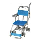 ウェルファン シャワーキャリー 楽チル 4輪自在 SAL 穴なしシート 高齢者 介護用品 福祉用具 病院 デイサービス 施設 入浴用車いす 訪問入浴 入浴介助