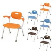 ウェルファン シャワーチェア [ユクリア] ワイドSPおりたたみN 高齢者 介護用品 福祉用具 お風呂 椅子 腰掛け椅子 浴槽椅子 背付き・肘掛付き