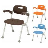 ウェルファン シャワーチェア [ユクリア] ミドルSPワンタッチおりたたみN 高齢者 介護用品 福祉用具 お風呂 椅子 腰掛け椅子 浴槽椅子 背付き・肘掛付き