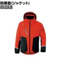アイトス 光電子ストレッチ防寒ジャケット レッド L 保湿性 軽量 ストレッチ機能 防風 防水機能