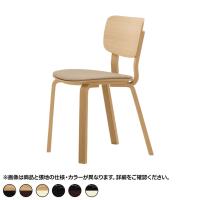 アダル ADAL Damo ダモ チェア シートパッド付き ダイニング ミーティングチェア 椅子 木製脚 PVCレザー アイコン 抗菌 オーク材 カフェ レストラン 幅480×奥行510×高さ800mm