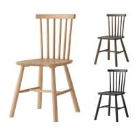 アダル ADAL ハーパー ダイニングチェア ミーティングチェア オーク材 木製 肘なし アームレス シートパッド無し 幅460×奥行470×高さ820mm カフェ レストラン