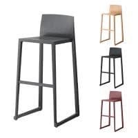 アダル ADAL モニカ カウンター チェア ハイチェア ダイニングチェア 木製 オーク材 木目調 スタッキング可能 幅470×奥行440×高さ950mm