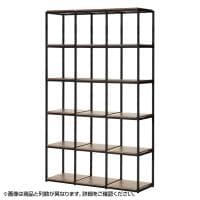 Work Plus JUNGLE-GYM SHELF BOARD SET ジャングルジムシェルフセット ボード付き 2列5段 オープン シェルフ 棚 収納 幅820×奥行400×高さ2025mm
