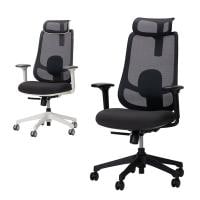 アスプルンド SPIRO CHAIR オフィスチェア 事務椅子 ミーティングチェア メッシュ キャスター付き 背ロッキング ランバーサポート ヘッドレスト 肘付き WorkPlus