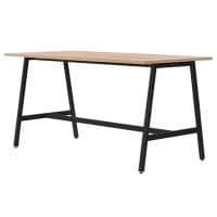 アスプルンド FLEX-WIZ ハイテーブル ミーティングテーブル ワークテーブル カフェテーブル 作業台 平机 幅2000×奥行900×高さ1000mm WorkPlus