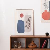 アートパネル G モダン 北欧 モノクロ 白黒 線 A2 絵 絵画 インテリア雑貨 アート デザインボード インテリア 飾り 壁掛け 壁飾り 幅400×奥行25×高さ600mm