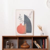 アートパネル H モダン 北欧 モノクロ 白黒 線 A2 絵 絵画 インテリア雑貨 アート デザインボード インテリア 飾り 壁掛け 壁飾り 幅400×奥行25×高さ600mm