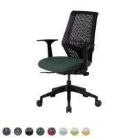 スーパースコルド Super SKOLD 固定肘 背メッシュ オフィスチェア デスクチェア オートバランスロッキング YC-R200B