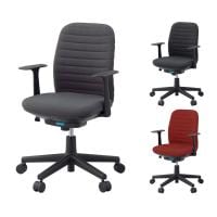 LIMINA リミナチェア オフィスチェア 布張り 事務椅子 デスクチェア OBP ファブリックタイプ アームレスト付き 海洋プラスチック再利用 SDGs