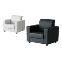 aven ボンドソファ 組合せソファ 肘付き 応接ソファ 1人掛けソファ PVCレザー 幅850×奥行705×高さ740mm