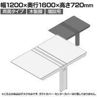 【追加/増設用】ITOKI(イトーキ) アフィーノ ワークベンチ 両面タイプ 木製脚 会議机 アクリル化粧板 幅1200×奥行1600×高さ720mm 日本製