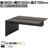 【本体】ITOKI(イトーキ) INTERLINK R インターリンクRパネル脚・両面タイプエンドセット フリーアドレスデスク 幅1600×奥行1200×高さ720mm CLR-162EES