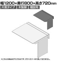 【追加/増設用】ITOKI(イトーキ) アフィーノ ワークベンチ 片面タイプ 木製脚 会議机 アクリル化粧板 幅1200×奥行800×高さ720mm 日本製