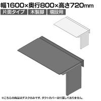 【追加/増設用】ITOKI(イトーキ) アフィーノ ワークベンチ 片面タイプ 木製脚 会議机 アクリル化粧板 幅1600×奥行800×高さ720mm 日本製