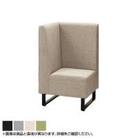 ファースト ハイバックソファ コーナータイプ ループ脚 ファミレスソファ 業務用ソファ 耐アルコール/次亜塩素酸 抗菌 PVC張地 幅600×奥行600×高さ1000mm
