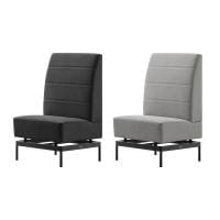 LIVING HOUSE×オフィスコム ensemblebase モンタージュ ハイバックソファ 1人掛けソファ 布張り 幅700×奥行620×高さ1100mm