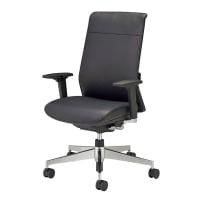 No.5880シリーズ オフィスチェア プレジデントチェア 会議チェア 高機能 レザー張り ウレタン 可動肘 キャスター付き No.5886L 人間工学 エルゴノミクス