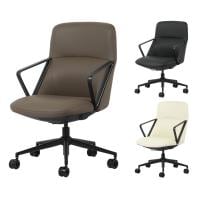 レザーチェア オフィスチェア 体重感知式シンクロロッキング 4段階リクライニング デスクチェア エグゼクティブチェア 事務椅子 キャスター付き おしゃれ