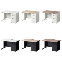 【日本製】スチールデスクSC 片袖机 引き出し 配線穴 アジャスター 鍵付 幅1200×奥行700×高さ700/720mm オフィスデスク ワークデスク 事務机