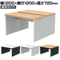 ソリード SOLIDO フリーアドレス用デスク2 クランプ式モニターアーム設置可能 配線受け付き 幅1200×奥行1200×高さ720mm