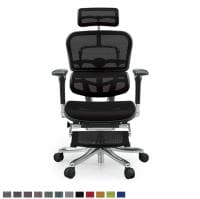 エルゴヒューマン プロ ハイタイプ オットマン内蔵 幅670×奥720×高さ1110-1250mm EHP-LPL Ergohuman Pro