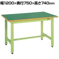 サカエ 中量作業台CSタイプ 幅1200×奥行750×高さ740mm CS-127FEN