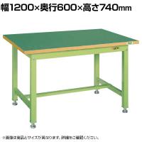 サカエ 中量作業台KTタイプ 幅1200×奥行600×高さ740mm KT-483FEN