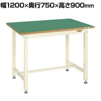 サカエ 中量立作業台KTGタイプ 幅1200×奥行750×高さ900mm KTG-493FENI