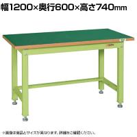 サカエ 中量作業台KVタイプ 幅1200×奥行600×高さ740mm KV-483FEN
